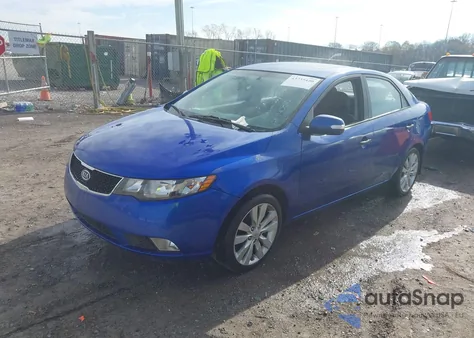 2010 Kia Forte Sx из США, поврежденный, VIN KNAFW4A36A5140810